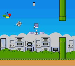 Frappy SNES (flappy bird clone)